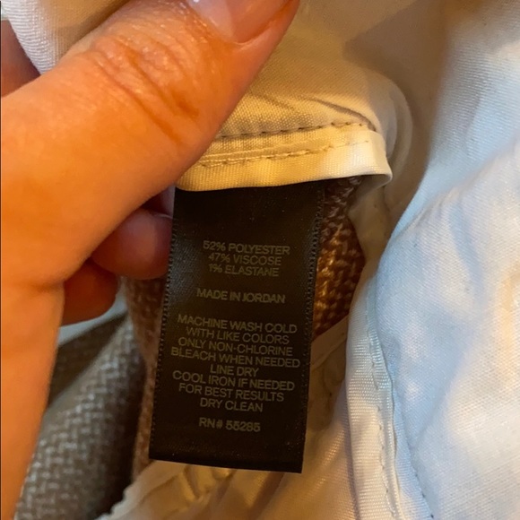 Express Women’s 8L Tan Tweed Editor Trousers - Picture 4 of 8